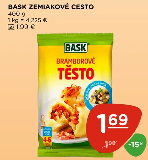 Bask Zemiakové cesto
