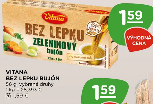 Vitana Zeleninový bujón bez lepku
