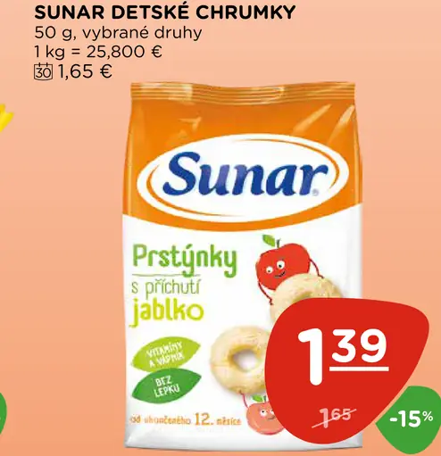 Sunar Detské chrumky