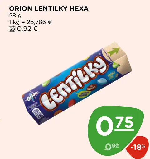 Orion Lentilky Hexa