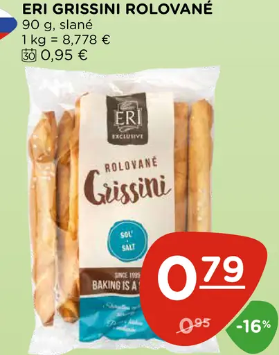 Eri Grissini rolované