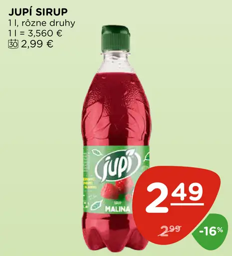 Jupí sirup