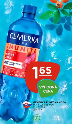 Gemerka Pro Imunita s príchuťou malina šípka