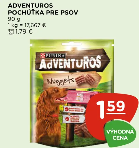 Purina Adventuros Nuggets pre psov