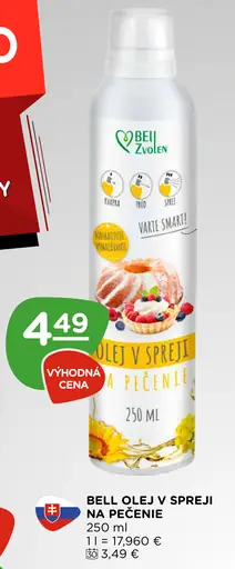 Bell Olej v spreji na pečenie