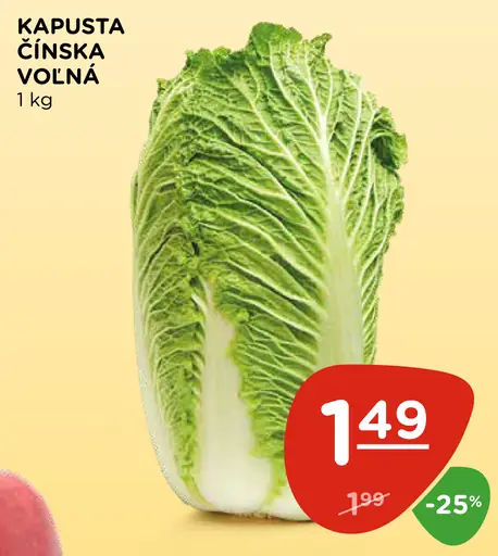 Kapusta čínska voľná