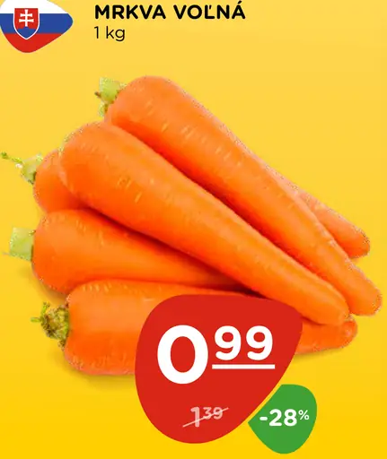 Mrkva voľná