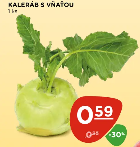 Kaleráb s vňaťou