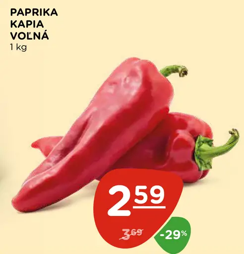 Paprika voľná