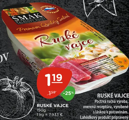 Šmak Ruské vajce