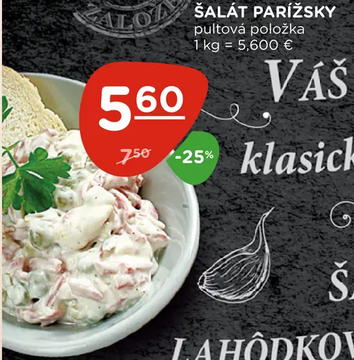 Smak Parížsky šalát