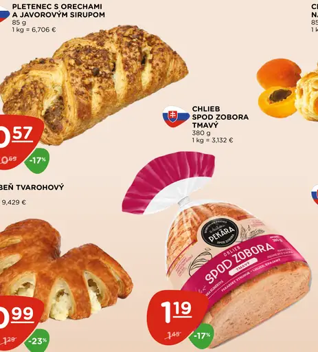 Pletenec s orechami a javorovým sirupom