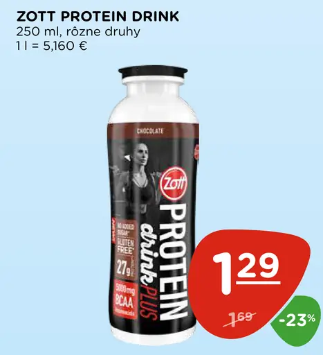 Zott Protein Drink proteínový nápoj rôzne druhy