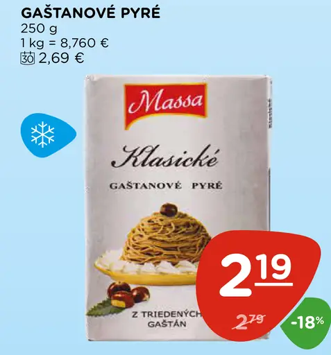 Massa Gaštanové pyré