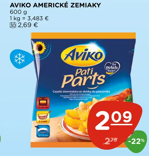 Aviko americké zemiaky