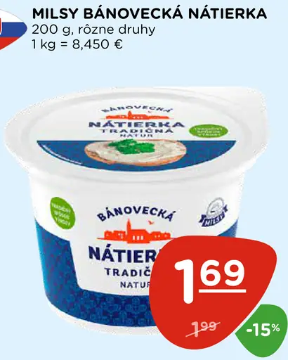 Milsy Bánovecká nátierka