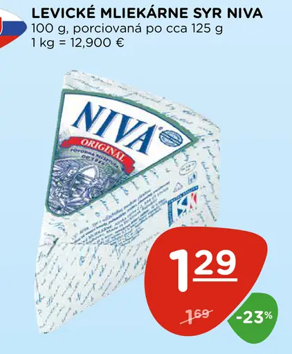 LEVICKÉ MLIEKÁRNE Syr Niva