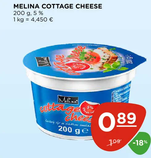 Melina cottage cheese 5 %