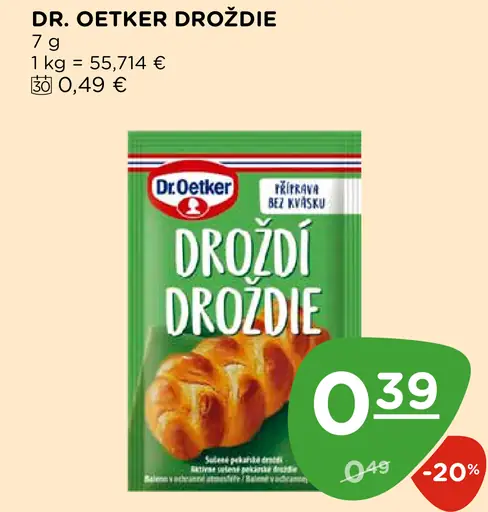 Dr. Oetker Droždie