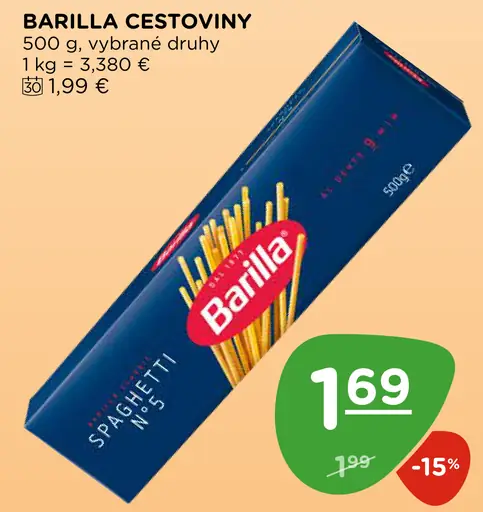 Barilla špagety