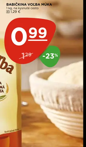 Babičkina voľba hladká múka na kysnuté cesto, vysokolepková pšeničná