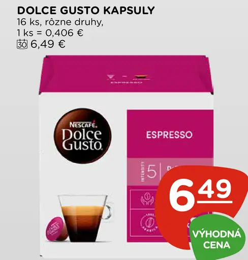 Nescafé Dolce Gusto kapsule Espresso