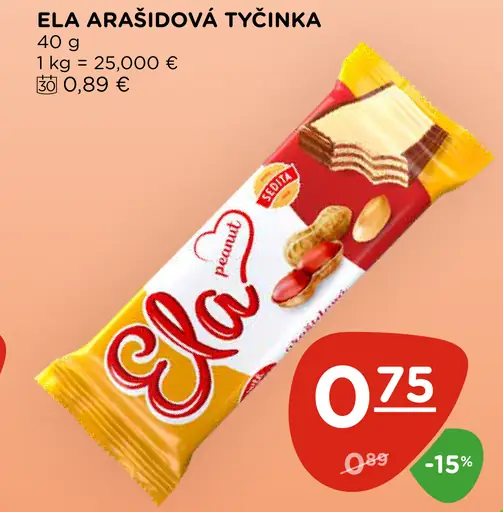 Ela arašidová tyčinka