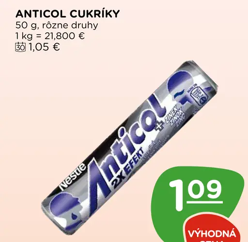 Anticol Anticol cukríky