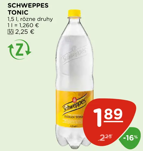 Schweppes tonic