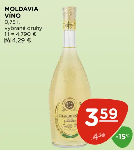 Moldavia víno, vybrané druhy