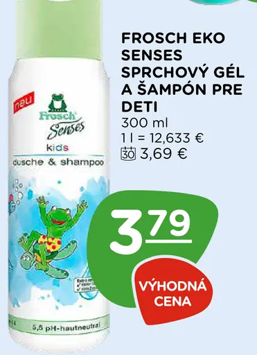 Frosch Senses sprchový gél a šampón pre deti