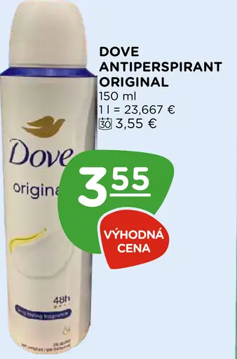 Dove Original antiperspirant sprej