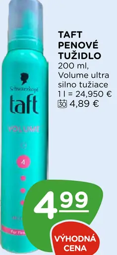 Taft penové tužidlo Volume Ultra silno tužiace