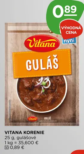 Vitana korenie gulášové