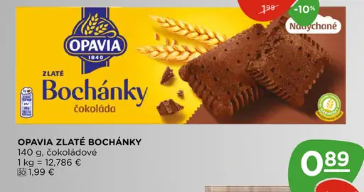 Opavia Zlaté bochánky čokoláda
