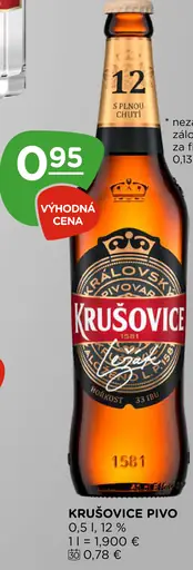 Krušovice pivo