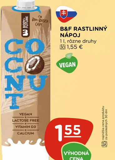 B&F rastlinný nápoj