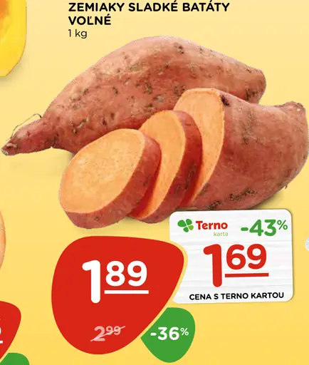 Zemiaky sladké batáty