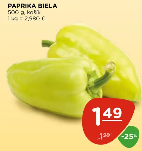 Paprika biela
