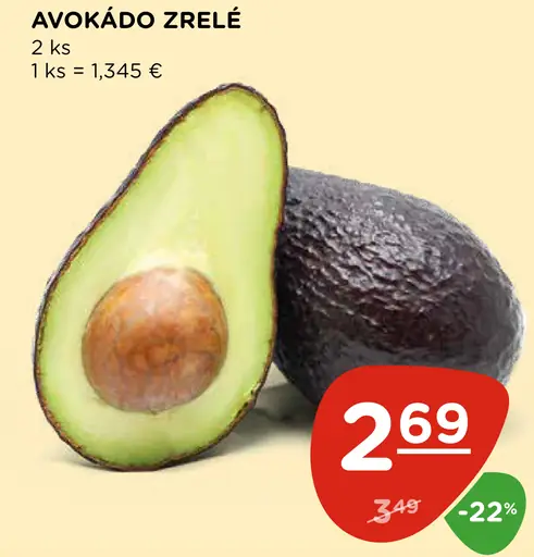 Avokádo zrelé