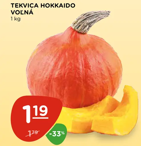 Tekvica Hokkaido