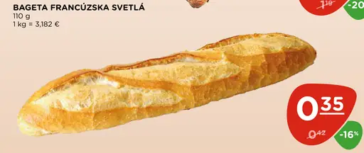 Bageta francúzska svetlá