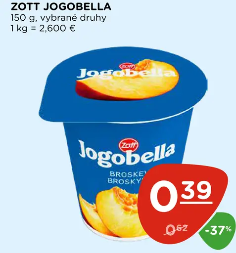 Zott Jogobella, vybrané druhy