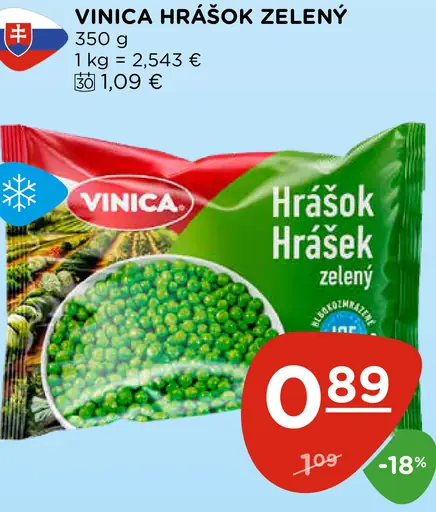 Vinica zelený hrášok