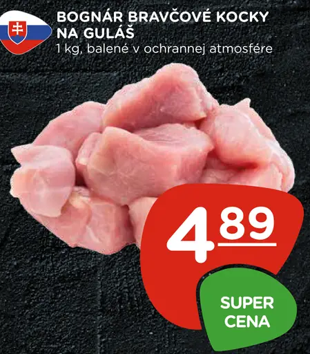 Bognár Bravčové kocky na guláš
