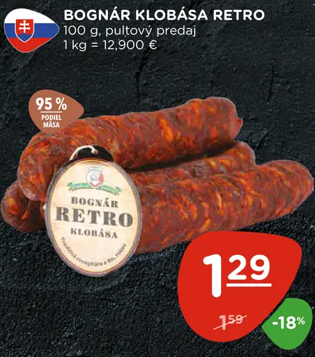 Bognár klobása Retro