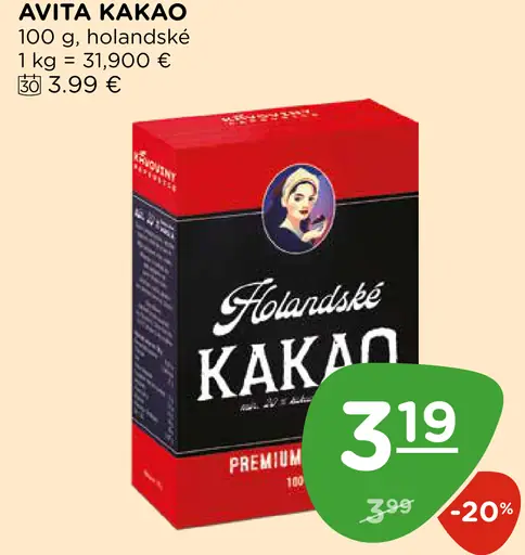 Avita Holandské kakao Premium