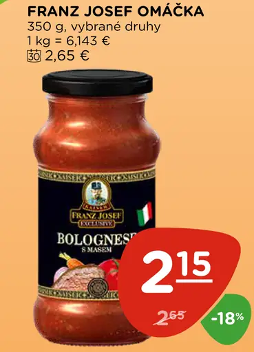 Franz Josef omáčka bolognese s mäsom