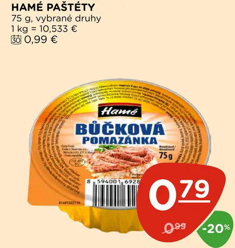 Hamé Bučková pomazánka