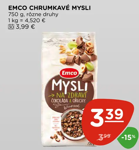 Emco Mysli Chrumkavé Müsli